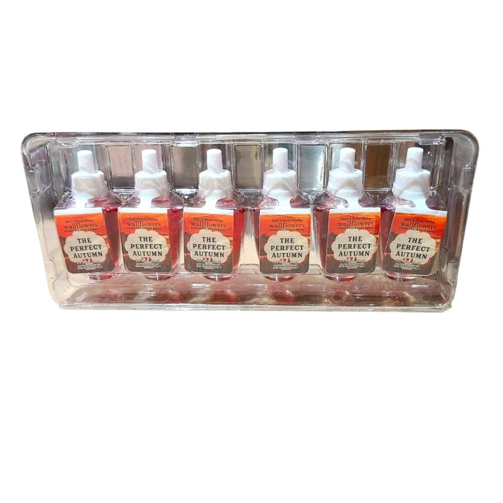 THE PERFECT AUTUMN 6-PIECE WALLFLOWER FRAGRANCE REFILLS BY BATH AND BODY WORKS